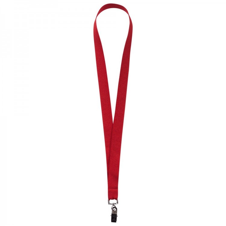 Лента для бейджа Neckband, красная