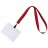 Лента для бейджа Neckband, красная