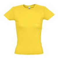 Футболка "Miss", солнечно-желтый_L, 100% х/б, 150 г/м2