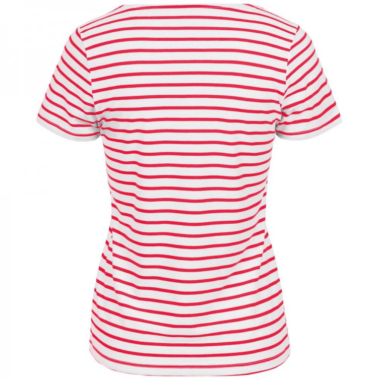 Футболка женская Grand Granat New, белая с красным Футболка женская Grand Granat New, белая с красным