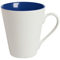 Кружка New Bell матовая, белая с синим Кружка New Bell матовая, белая с синим