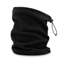 Шарф-бафф HOTTY-S с регулятором шнура, чёрный, флис, 100% полиэстер, 230 г/м2