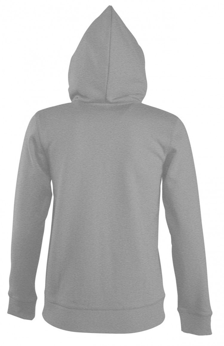 Толстовка женская на молнии с капюшоном Seven Women, серый меланж Толстовка женская на молнии с капюшоном Seven Women, серый меланж