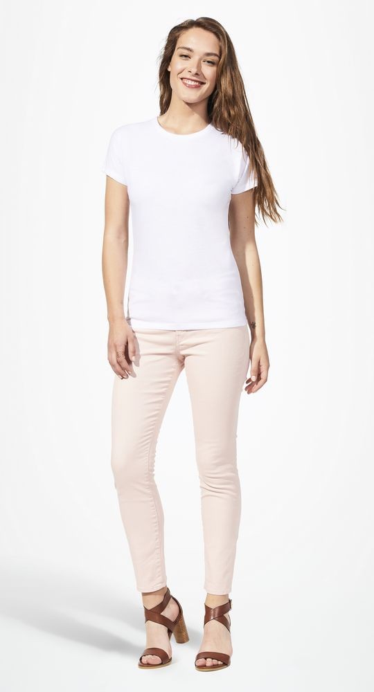 Футболка женская для сублимации Magma Women, белая Футболка женская для сублимации Magma Women, белая