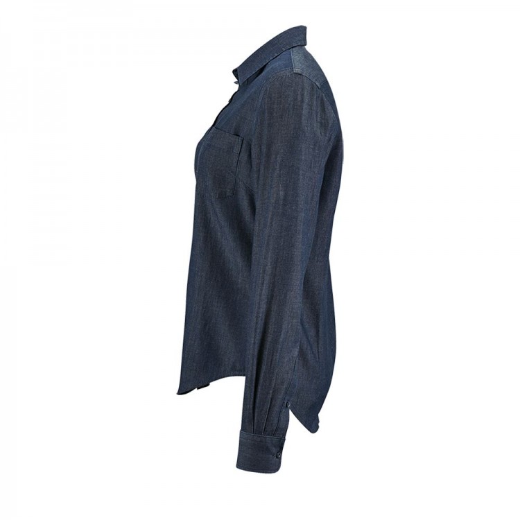 Рубашка женская Barry Women, синяя (деним) Рубашка женская Barry Women, синяя (деним)