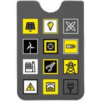 Чехол для карточки Industry, энергетика Чехол для карточки Industry, энергетика