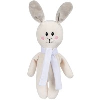 Мягкая игрушка Beastie Toys, заяц с белым шарфом Мягкая игрушка Beastie Toys, заяц с белым шарфом