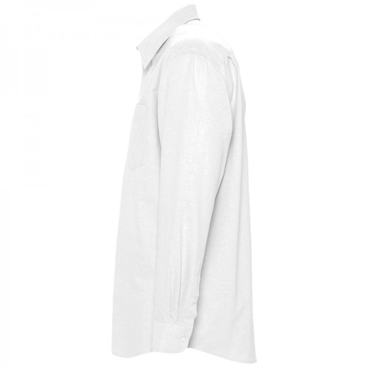 Рубашка мужская с длинным рукавом Boston, белая