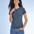 Футболка женская Imperial Fit Women, черный меланж