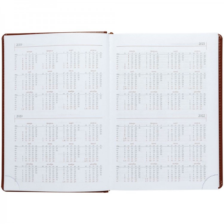 Ежедневник New Nebraska, датированный, коричневый Ежедневник New Nebraska, датированный, коричневый