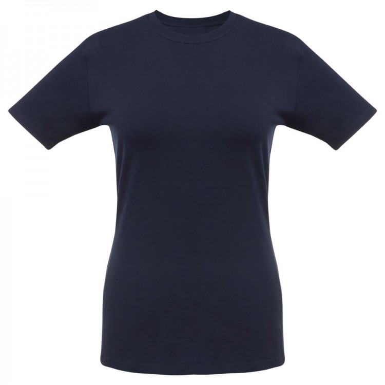 Футболка женская T-bolka Stretch Lady, темно-синяя (navy)