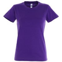 Футболка женская IMPERIAL WOMEN, фиолетовый_2XL, 100% х/б, 190 г/м2