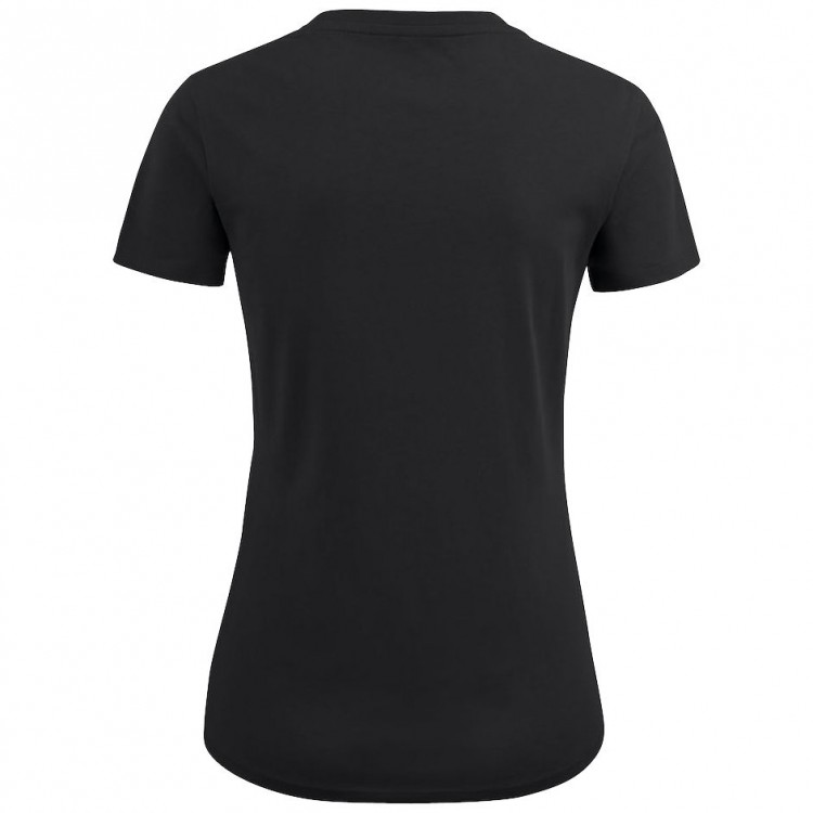 Футболка женская Ladies American U, черная Футболка женская Ladies American U, черная