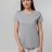 Футболка женская T-bolka Stretch Lady, серый меланж