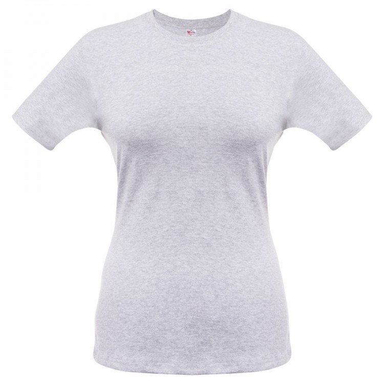 Футболка женская T-bolka Stretch Lady, серый меланж