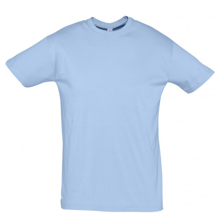 Футболка унисекс Regent 150, голубая Футболка унисекс Regent 150, голубая