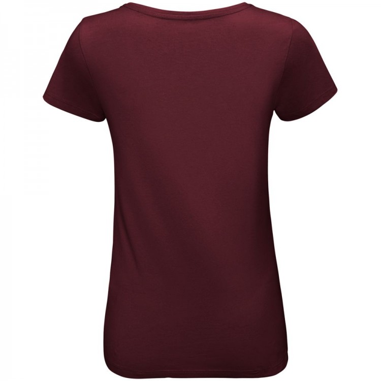 Футболка женская Martin Women, бордовая Футболка женская Martin Women, бордовая