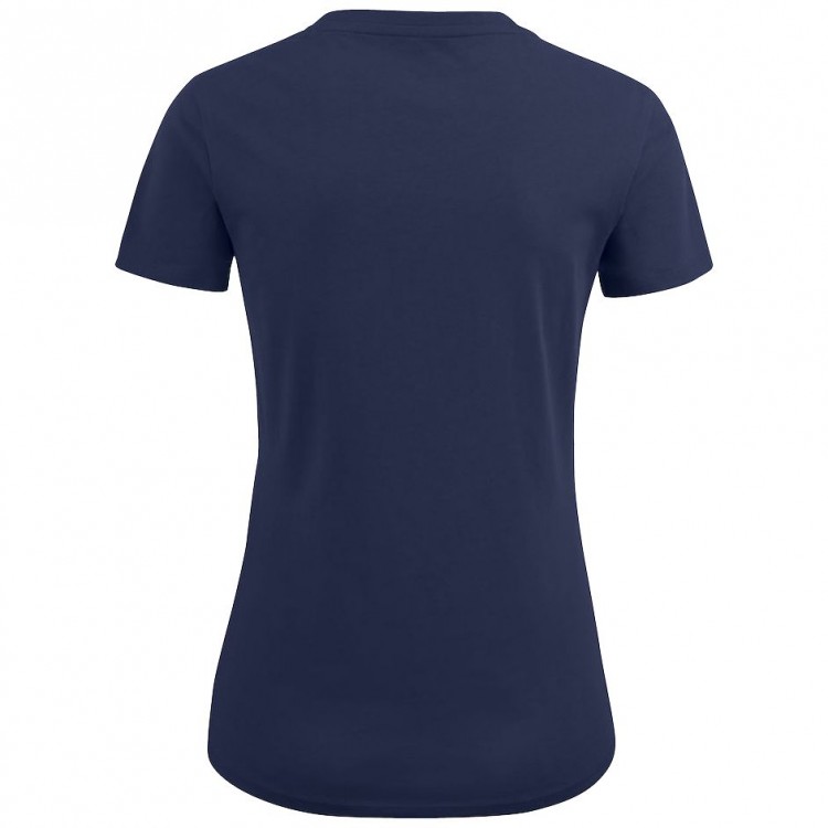 Футболка женская Ladies American U, темно-синяя Футболка женская Ladies American U, темно-синяя