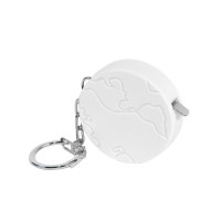 Брелок-рулетка "Земля" (1 м); D=4 см; H=1,4 см; пластик