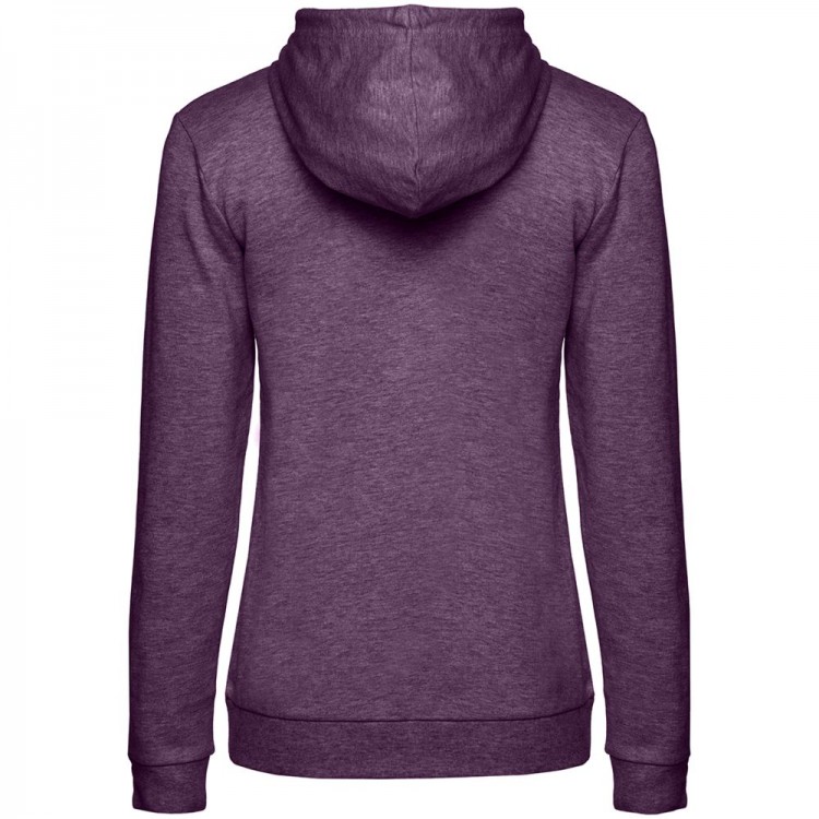 Толстовка с капюшоном женская Hoodie, фиолетовый меланж Толстовка с капюшоном женская Hoodie, фиолетовый меланж