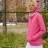 Толстовка с капюшоном женская Hoodie, фиолетовый меланж