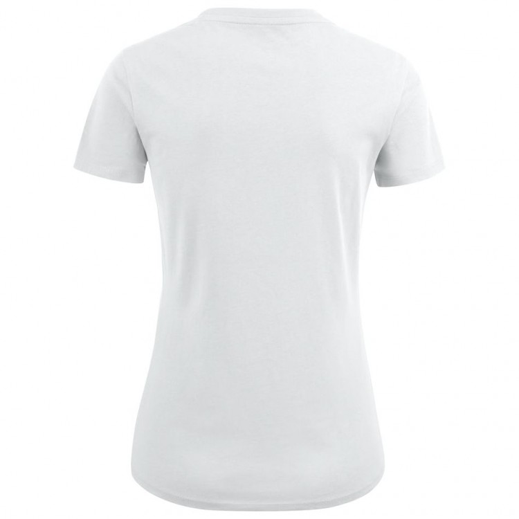 Футболка женская Ladies American U, белая Футболка женская Ladies American U, белая