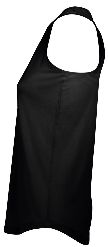 Майка женская Moka 110, черная Майка женская Moka 110, черная