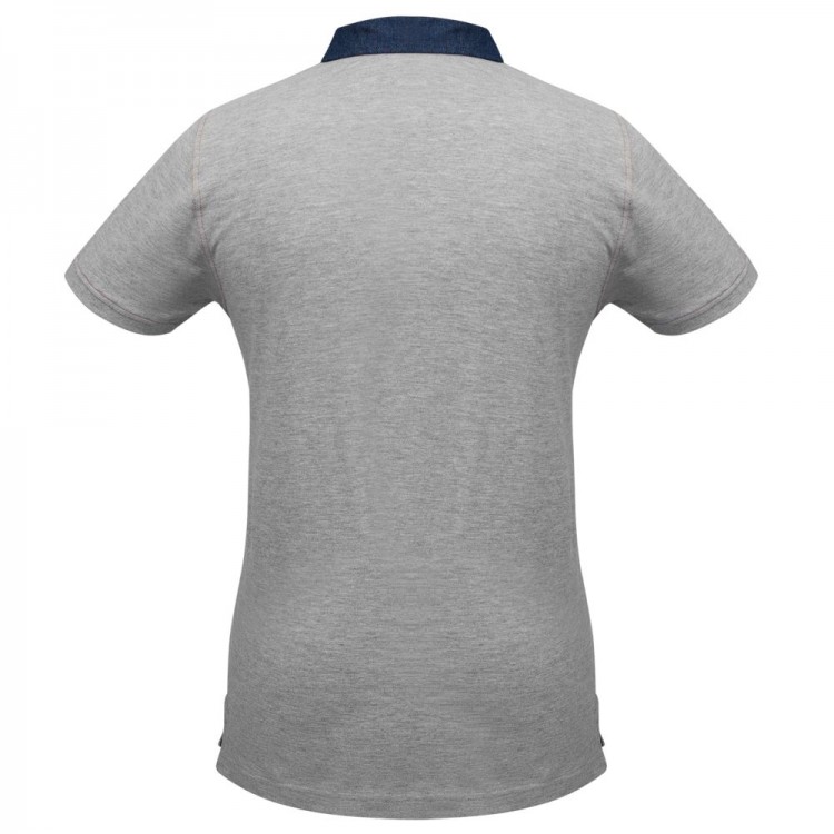 Рубашка поло мужская DNM Forward серый меланж Рубашка поло мужская DNM Forward серый меланж