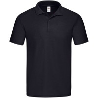 Поло мужское "Original Polo", черный_3XL, 100% хлопок, 185 г/м²
