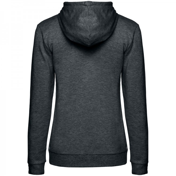 Толстовка с капюшоном женская Hoodie, серый меланж (антрацит) Толстовка с капюшоном женская Hoodie, серый меланж (антрацит)