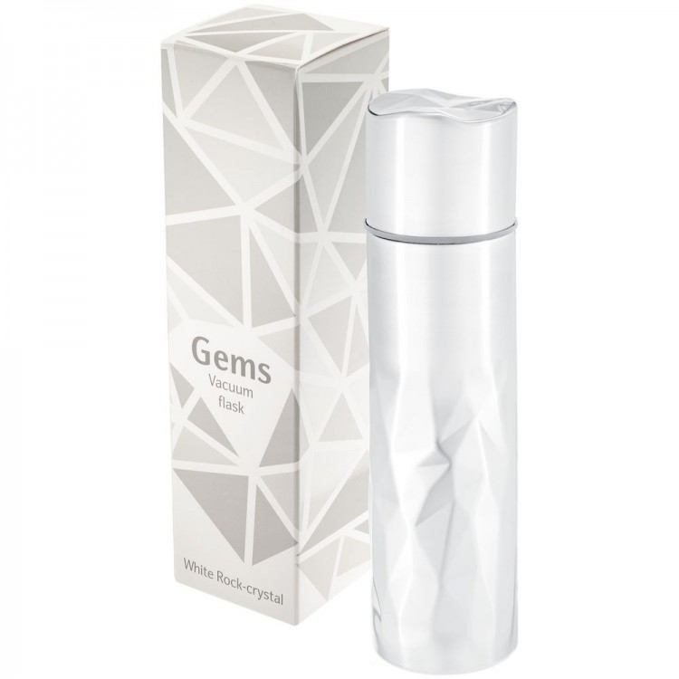 Термос Gems White Rock Сrystal, белый горный хрусталь Термос Gems White Rock Сrystal, белый горный хрусталь