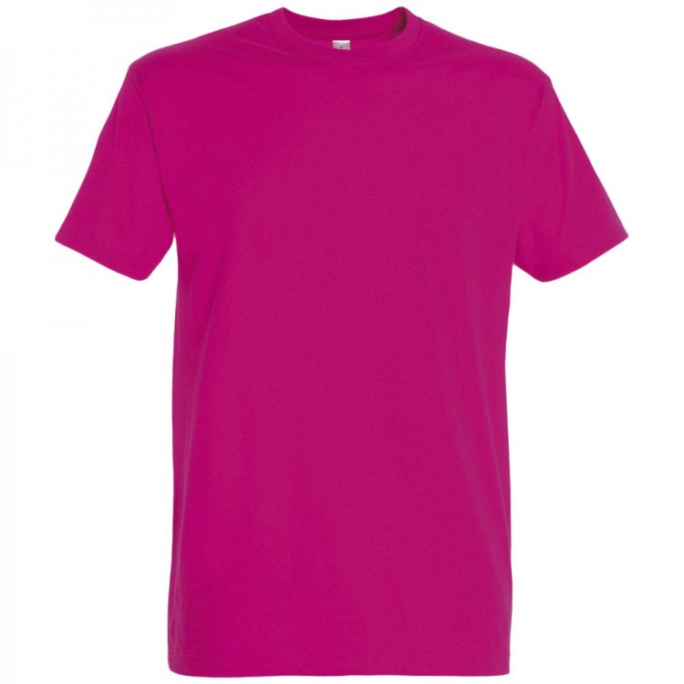 Футболка Imperial 190, ярко-розовая (фуксия)