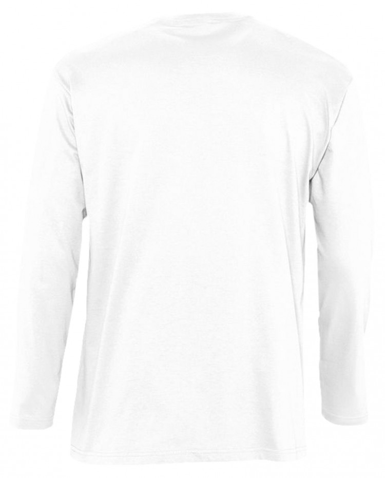 Футболка с длинным рукавом Monarch 150, белая Футболка с длинным рукавом Monarch 150, белая