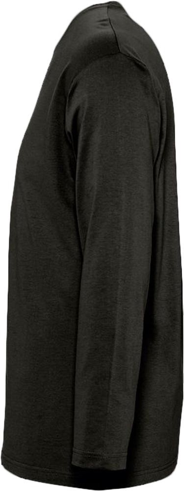 Футболка с длинным рукавом Monarch 150, черная Футболка с длинным рукавом Monarch 150, черная