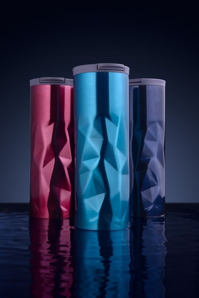 Термостакан Gems Black Sapphire, черный сапфир (синий)