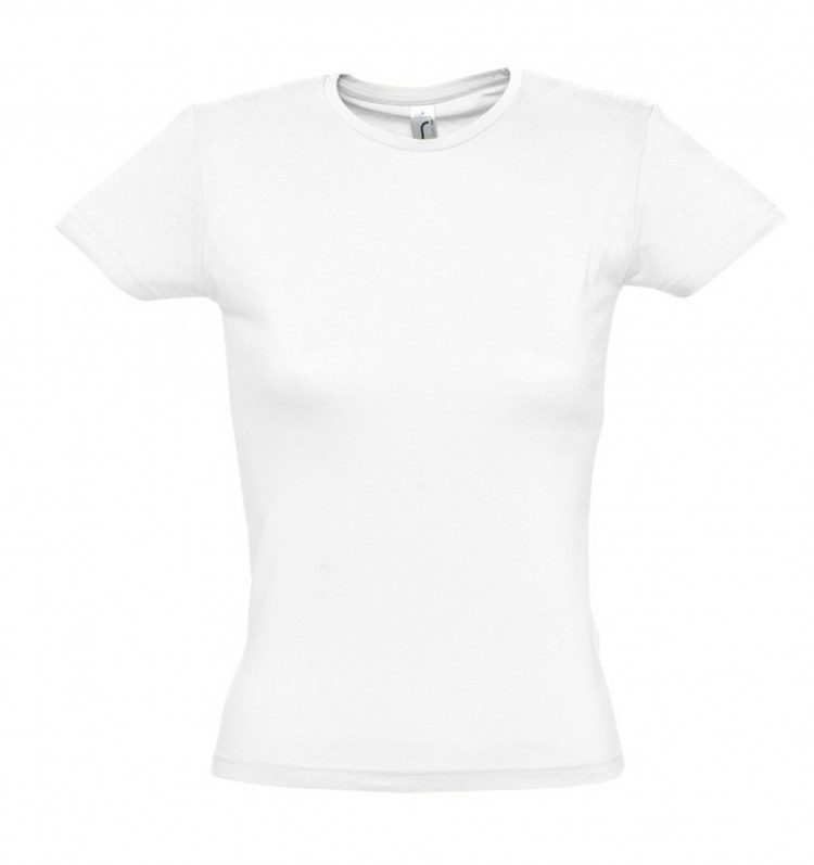 Футболка женская Miss 150, белая Футболка женская Miss 150, белая