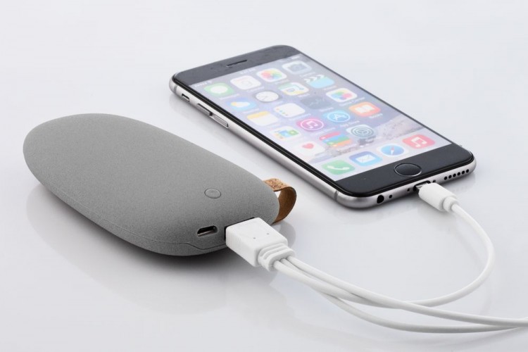 Внешний аккумулятор Pebble 5200 мАч, серый Внешний аккумулятор Pebble 5200 мАч, серый