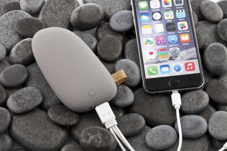 Внешний аккумулятор Pebble 5200 мАч, серый Внешний аккумулятор Pebble 5200 мАч, серый