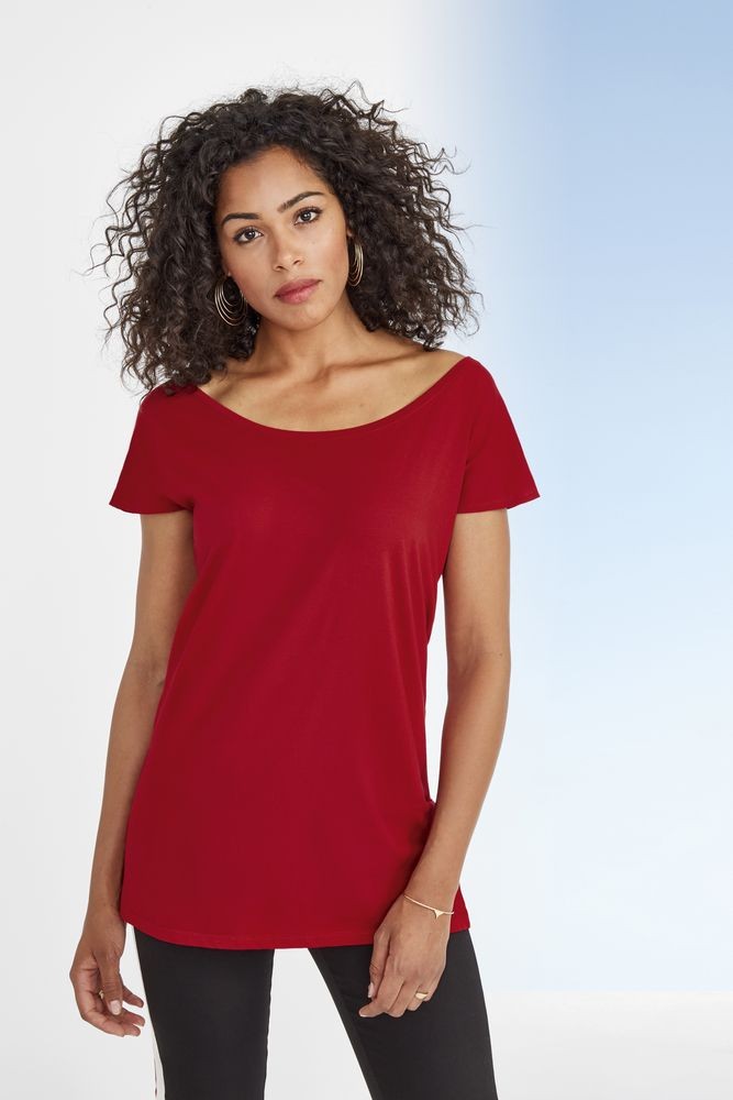 Футболка женская Marylin, красная Футболка женская Marylin, красная