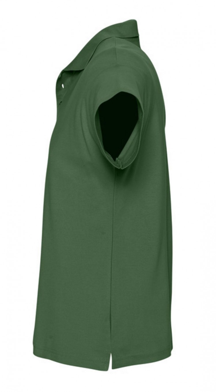 Рубашка поло мужская Summer 170, темно-зеленая Рубашка поло мужская Summer 170, темно-зеленая