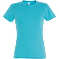 Футболка женская Miss 150, бирюзовая Футболка женская Miss 150, бирюзовая