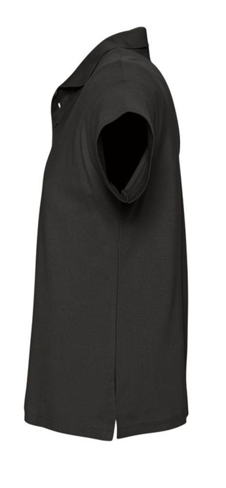 Рубашка поло мужская Summer 170, черная Рубашка поло мужская Summer 170, черная