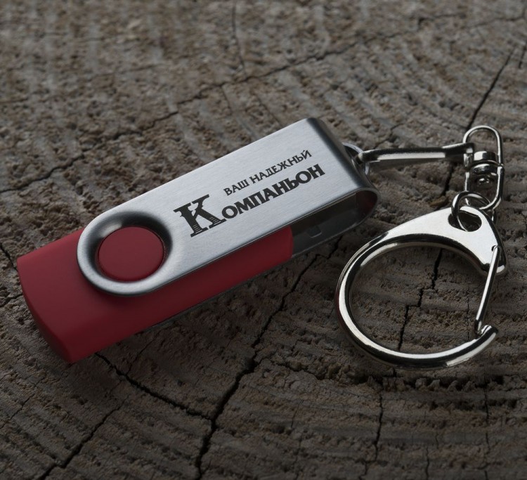 Флешка Twist, красная, 8 Гб Флешка Twist, красная, 8 Гб