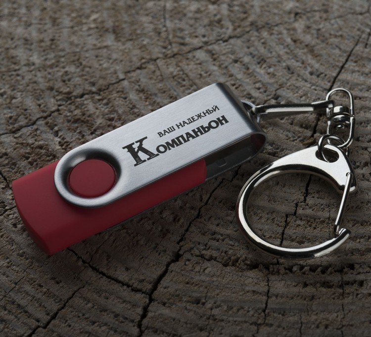 Флешка Twist, красная, 8 Гб Флешка Twist, красная, 8 Гб