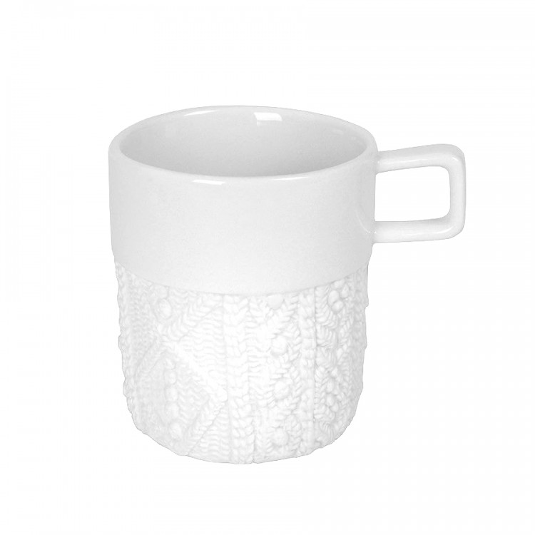 Кружка "Knitted", 310мл, D=8,5см, фарфор; 