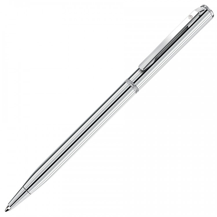 SLIM SILVER, ручка шариковая, хром, металл