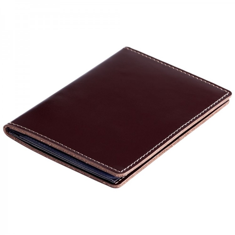 Обложка для автодокументов «Комфорт», темно-коричневая