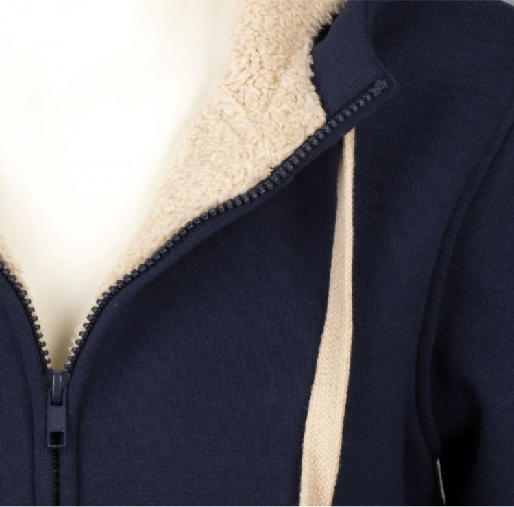 Толстовка унисекс на молнии Sherpa 280, серый меланж