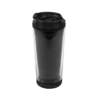Термокружка PLAN; 350 мл, пластик, полиграфическая вставка Термокружка PLAN; 350 мл, пластик, полиграфическая вставка