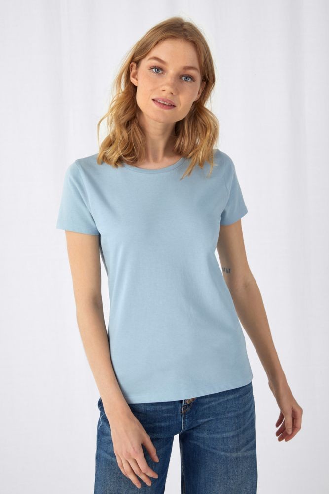 Футболка женская E150 Inspire (Organic), белая Футболка женская E150 Inspire (Organic), белая